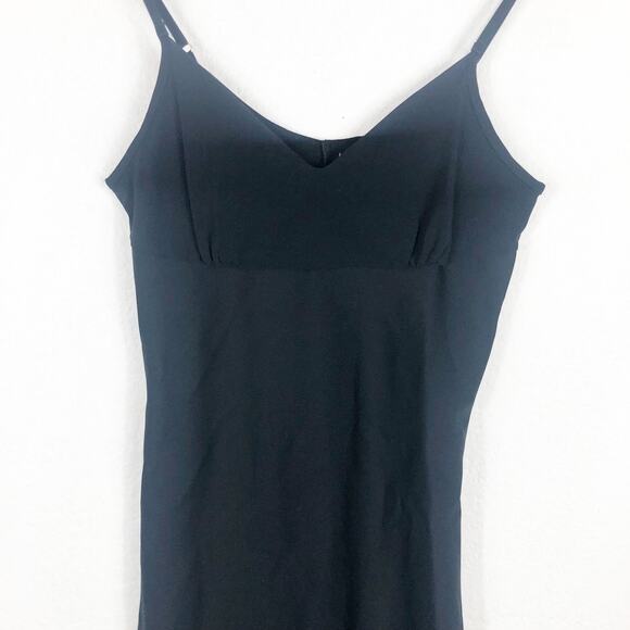 Commando Control Black Two-Faced Tech Control Full Slip Dress Large Shape-wear - Picture 7 of 13